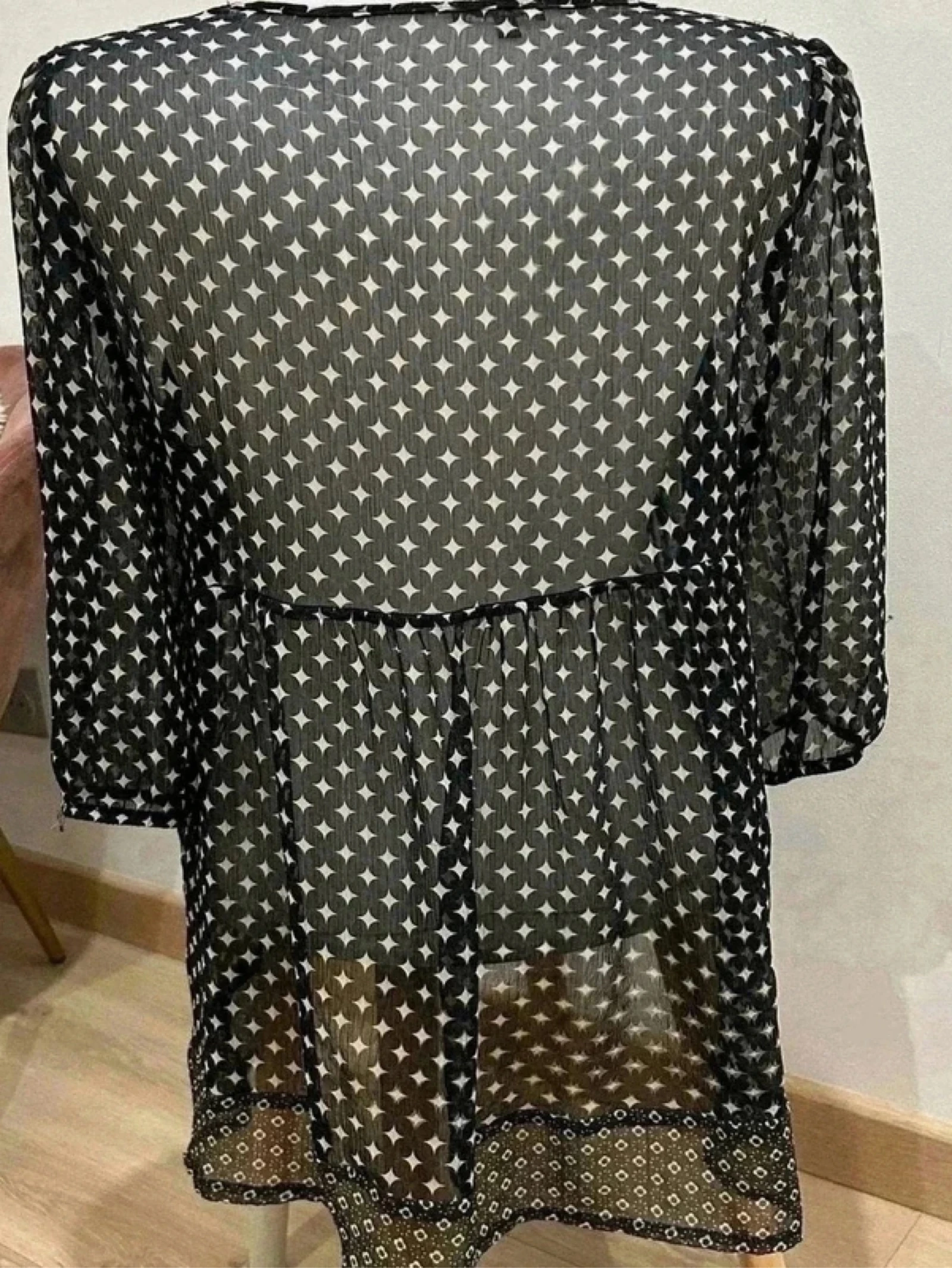 🖤 Blusa fluida Grains de Malice – Talla 44 – Motivos gráficos 🖤 – photo 2
